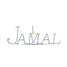 10kt Yellow Gold Men's Round Diamond JAMAL Name Charm Pendant - 1 - 1/5 Cttw | Splendid Jewellery - Splendid Jewellery