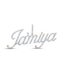Load image into Gallery viewer, 10kt Yellow Gold Men's Round Diamond Jamiya Charm Pendant - 7/8 Cttw | Splendid Jewellery - Splendid Jewellery