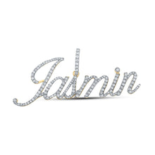 Load image into Gallery viewer, 10kt Yellow Gold Men's Round Diamond Jasmin Charm Pendant - 3/4 Cttw | Splendid Jewellery - Splendid Jewellery