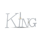 10kt Yellow Gold Men's Round Diamond King Charm Pendant - 1 Cttw | Splendid Jewellery - Splendid Jewellery