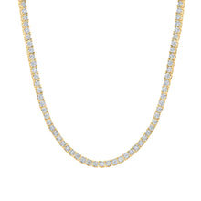 Load image into Gallery viewer, 10kt Yellow Gold Men's Round Diamond Link Chain Necklace - 2 - 7/8 Ct.t.w. - Splendid Jewellery