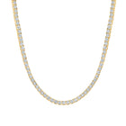 10kt Yellow Gold Men's Round Diamond Link Chain Necklace - 2 - 7/8 Ct.t.w. - Splendid Jewellery