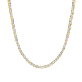 10kt Yellow Gold Men's Round Diamond Link Chain Necklace - 2-7/8 Ct.t.w. Top view from the 10Kt Yellow Gold Mens Round Diamond 20 Inch Link Chain Necklace 2 7 8 Cttwpin286447 collection by Splendid Jewellery