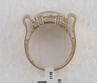 10kt Yellow Gold Men's Round Diamond Rectangle Cluster Ring 1/2 Cttw - Exquisite Brilliance - Splendid Jewellery