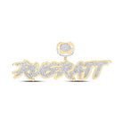 10kt Yellow Gold Men's Round Diamond RUGRATT Charm Pendant - 2 - 5/8 Cttw | Splendid Jewellery - Splendid Jewellery