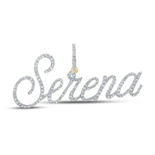 Load image into Gallery viewer, 10kt Yellow Gold Men's Round Diamond Serena Charm Pendant - Captivating Elegance - Splendid Jewellery