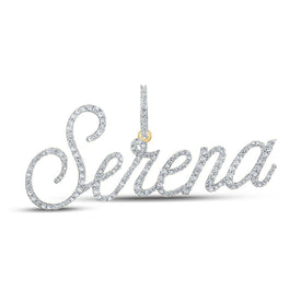 10kt Yellow Gold Men's Round Diamond Serena Charm Pendant - Captivating Elegance - Splendid Jewellery