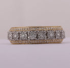 10kt Yellow Gold Men's Round Diamond Statement Cluster Band Ring - 1 - 1/4 Cttw | Splendid Jewellery - Splendid Jewellery