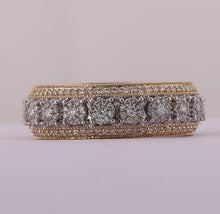 Load image into Gallery viewer, 10kt Yellow Gold Men's Round Diamond Statement Cluster Band Ring - 1 - 1/4 Cttw | Splendid Jewellery - Splendid Jewellery