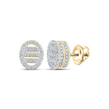 Load image into Gallery viewer, 10kt Yellow Gold Oval Diamond Earrings - Timeless Elegance and Sparkling Brilliance - Splendid Jewellery