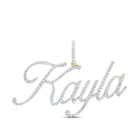 10kt Yellow Gold Personalized Diamond Initial & Letter Pendant - Splendid Jewellery