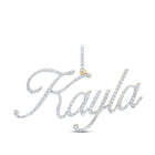 10kt Yellow Gold Personalized Diamond Initial & Letter Pendant - Splendid Jewellery