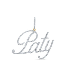 Load image into Gallery viewer, 10kt Yellow Gold Personalized Diamond Initial &amp; Letter Pendant - Splendid Jewellery