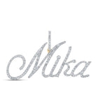 10kt Yellow Gold Personalized Diamond Initial & Letter Pendant - Splendid Jewellery