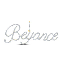 Load image into Gallery viewer, 10kt Yellow Gold Personalized Diamond Initial &amp; Letter Pendant - A Dazzling Symbol of Identity and Elegance - Splendid Jewellery