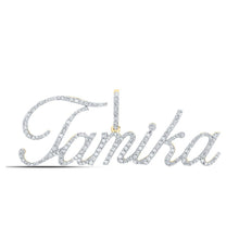 Load image into Gallery viewer, 10kt Yellow Gold Personalized Diamond Initial &amp; Letter Pendant - Splendid Jewellery Collection - Splendid Jewellery