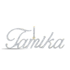 10kt Yellow Gold Personalized Diamond Initial & Letter Pendant - Splendid Jewellery Collection - Splendid Jewellery