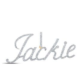 10kt Yellow Gold Personalized Diamond Name Pendant | Splendid Jewellery - Splendid Jewellery