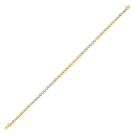 10kt Yellow Gold Radiant Diamond Tennis Bracelet - 1 Cttw | Splendid Jewellery - Splendid Jewellery