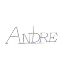 Load image into Gallery viewer, 10kt Yellow Gold Round Diamond ANDRE Name Charm Pendant 1 - 1/3 Cttw - Splendid Jewellery
