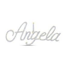 Load image into Gallery viewer, 10kt Yellow Gold Round Diamond Initial Pendant - Personalized Elegance and Dazzling Brilliance - Splendid Jewellery