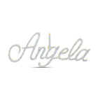 10kt Yellow Gold Round Diamond Initial Pendant - Personalized Elegance and Dazzling Brilliance - Splendid Jewellery