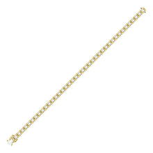 Load image into Gallery viewer, 10kt Yellow Gold Sparkling Diamond Tennis Bracelet - 7 Cttw | Splendid Jewellery - Splendid Jewellery