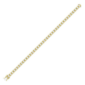 10kt Yellow Gold Sparkling Diamond Tennis Bracelet - 7 Cttw | Splendid Jewellery - Splendid Jewellery