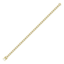 Load image into Gallery viewer, 10kt Yellow Gold Sparkling Diamond Tennis Bracelet - 7 Cttw | Splendid Jewellery - Splendid Jewellery