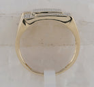10kt Yellow Gold Square Diamond Men's Ring - 1/2 Cttw - Splendid Jewellery - Splendid Jewellery