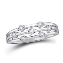 Load image into Gallery viewer, 10kt Yellow Gold Triple Strand Diamond Band - Mesmerizing Brilliance - Splendid Jewellery