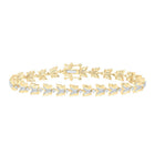 10kt Yellow Gold Women's Diamond Butterfly Bracelet - 3/4 Cttw - Splendid Jewellery