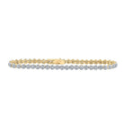 10kt Yellow Gold Women's Round Diamond Fashion Bracelet - 2 - 1/5 Cttw | Splendid Jewellery - Splendid Jewellery