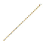 10kt Yellow Gold Women's Round Diamond Link Bracelet - Dazzling Elegance - Splendid Jewellery