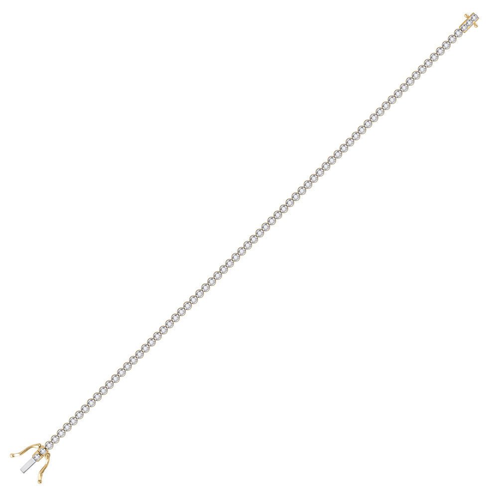 10kt Yellow Gold Women's Sparkling Diamond Tennis Bracelet - 1 - 3/4 Carat Total Weight - Splendid Jewellery