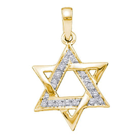 14k Gold Diamond Star of David Pendant - A Radiant Symbol of Faith and Heritage - Splendid Jewellery