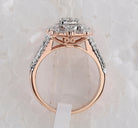 14K Rose Gold Baguette Diamond Designer Ring 1 Cttw - Splendid Jewellery