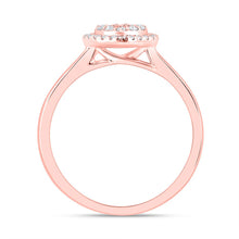 Load image into Gallery viewer, 14K Rose Gold Diamond Fashion Heart Ring 1/3 Cttw - Splendid Jewellery