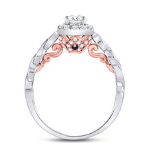 Load image into Gallery viewer, 14K Two tone Gold Pear Diamond Solitaire Bridal Wedding Engagement Ring (Certified) 3/4 Cttw - Splendid Jewellery