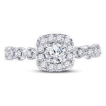 Load image into Gallery viewer, 14K Two tone Gold Round Diamond Solitaire Bridal Wedding Engagement Ring (Certified) 3/4 Cttw - Splendid Jewellery