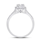 14K White Gold Baguette Diamond Diana Ring 1/2 Cttw - Splendid Jewellery