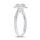 14K White Gold Baguette Diamond Diana Ring 1/2 Cttw - Splendid Jewellery