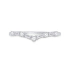 14K White Gold Baguette Diamond Enhancer Band 1/5 Cttw - Splendid Jewellery