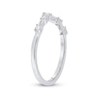 14K White Gold Baguette Diamond Enhancer Band 1/5 Cttw - Splendid Jewellery