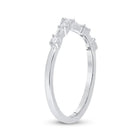14K White Gold Baguette Diamond Enhancer Band 1/5 Cttw - Splendid Jewellery