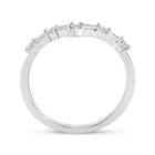 14K White Gold Baguette Diamond Enhancer Band 1/5 Cttw - Splendid Jewellery