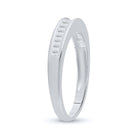 14K White Gold Baguette Diamond Wedding Band Ring 1/4 Cttw - Splendid Jewellery