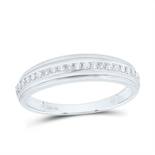 Load image into Gallery viewer, 14K White Gold Diamond Cushion Trio Ring Set 3/4 Cttw - Splendid Jewellery