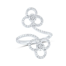 Load image into Gallery viewer, 14K White Gold Diamond Designer Ring 5/8 Cttw - Splendid Jewellery