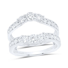 Load image into Gallery viewer, 14K White Gold Diamond Enhancer Ring 1 1/2 Cttw - Splendid Jewellery